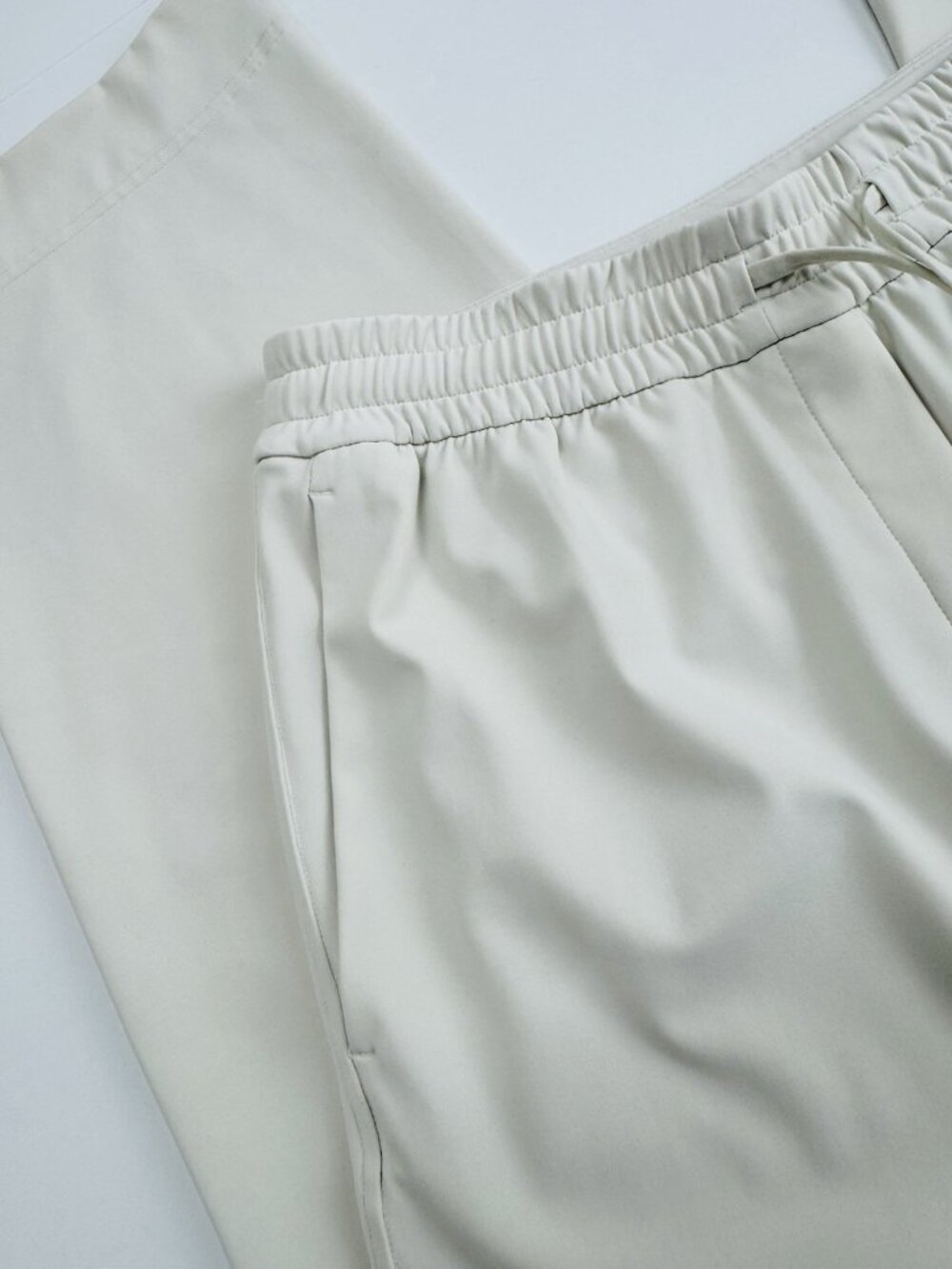 Lululemon Womens Luxtreme Pants Bone Straight Leg Mid Rise Pull On Trouser Small - Picture 7 of 11